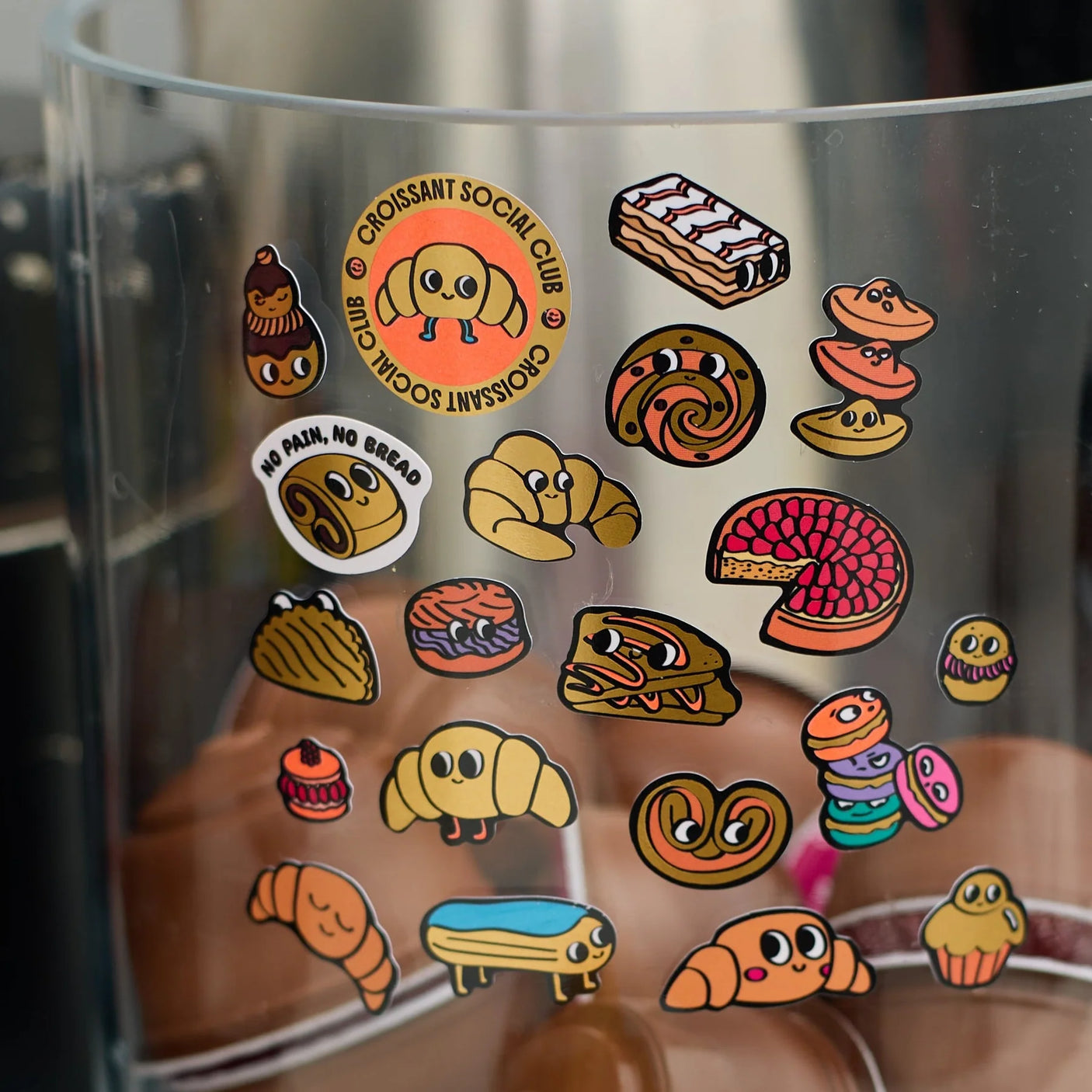 Combo Set Sticker Activity Book Dino & 2 Fabulous Stickers - Food & Croissant