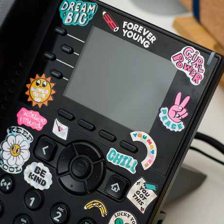 Combo Set Sticker by Number NoteBook Bubble Tea & 2 Fabulous Stickers - Milk & Messages