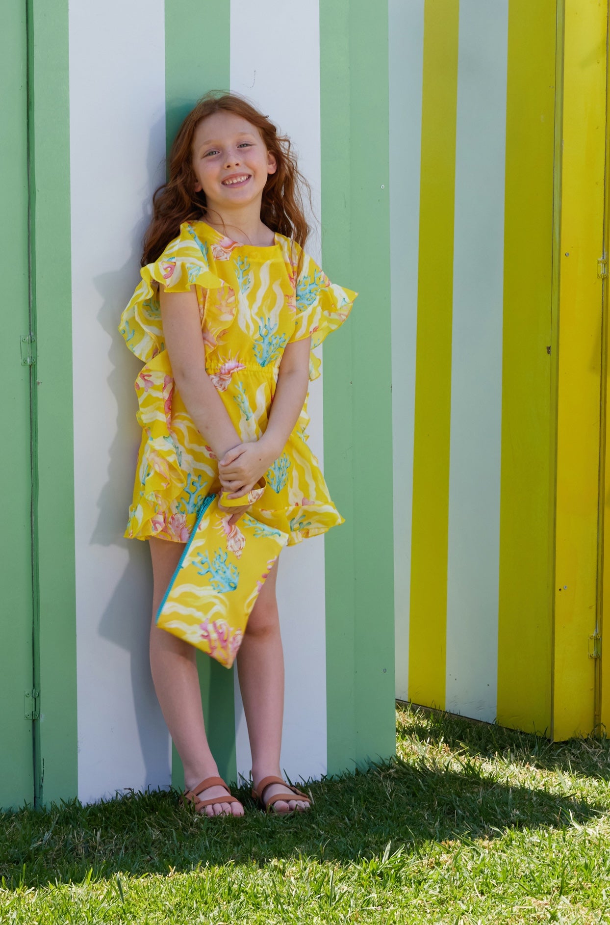 Large Pouch - Sunset Reef