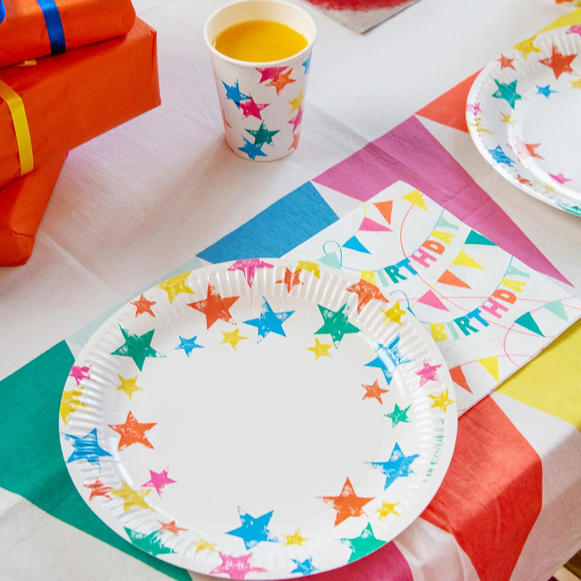 Birthday Brights Star Plates