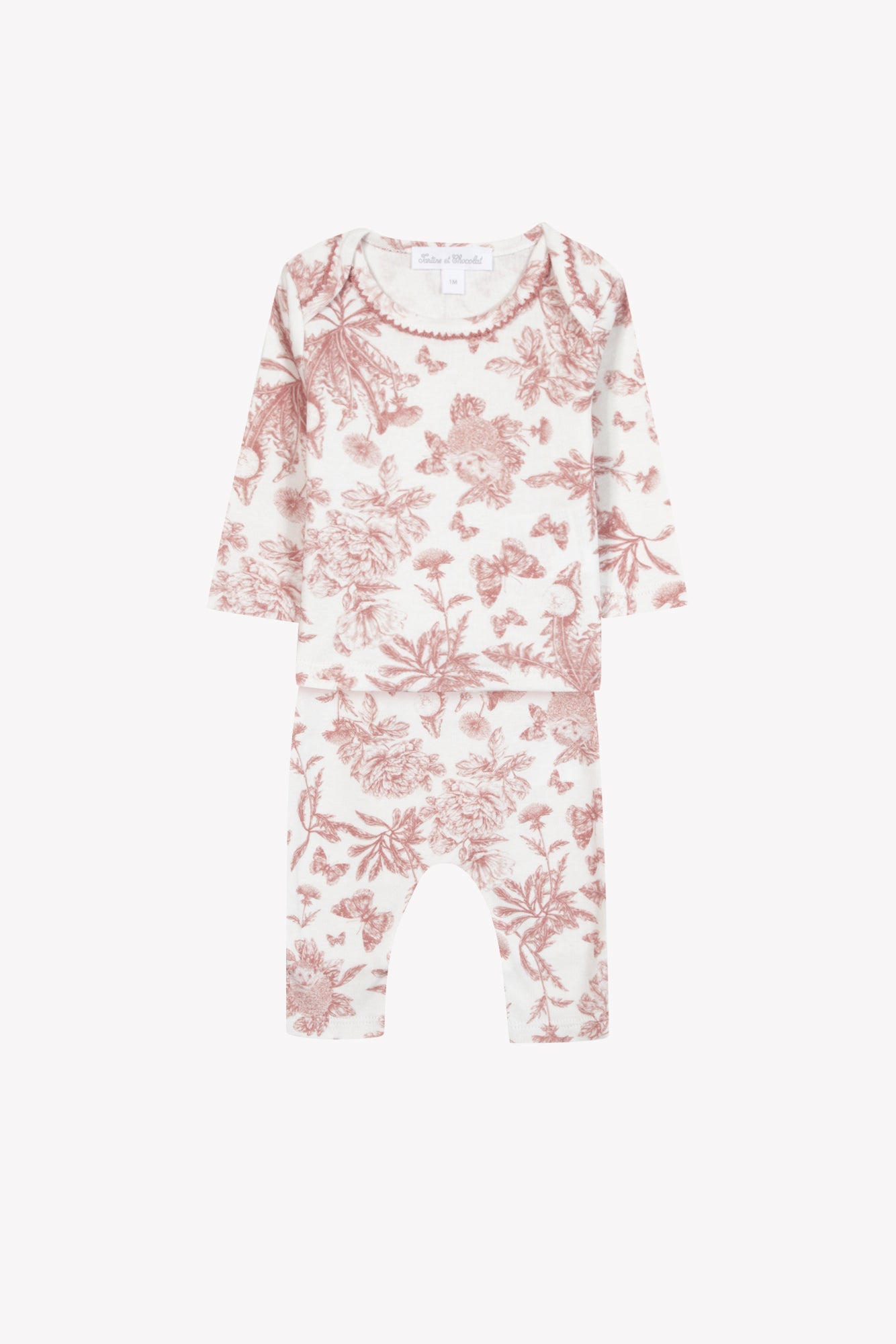 Pyjamas Pink Toile de Jouy