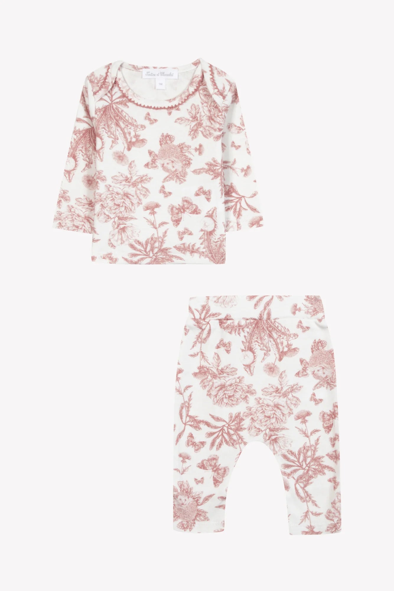 Pyjamas Pink Toile de Jouy