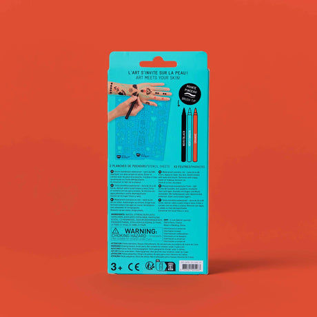 Combo Set Nail Stickers Glow Party & Tattoo Art