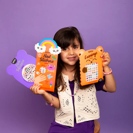 Combo Set Face, Earrings & Nail Stickers - Kawai