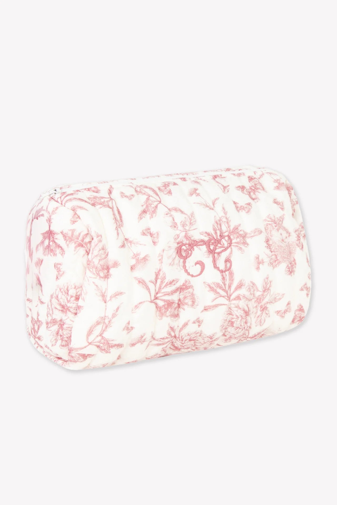 Toiletry Bag Toile de Jouy Pink