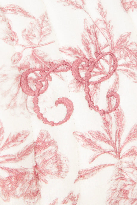 Toiletry Bag Toile de Jouy Pink