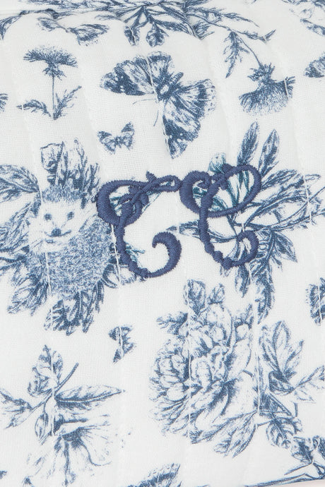 Toiletry Bag Toile de Jouy Blue