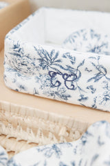 Basket Toile de Jouy Blue