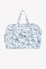 Baby Nappy Bag Toile de Jouy Blue