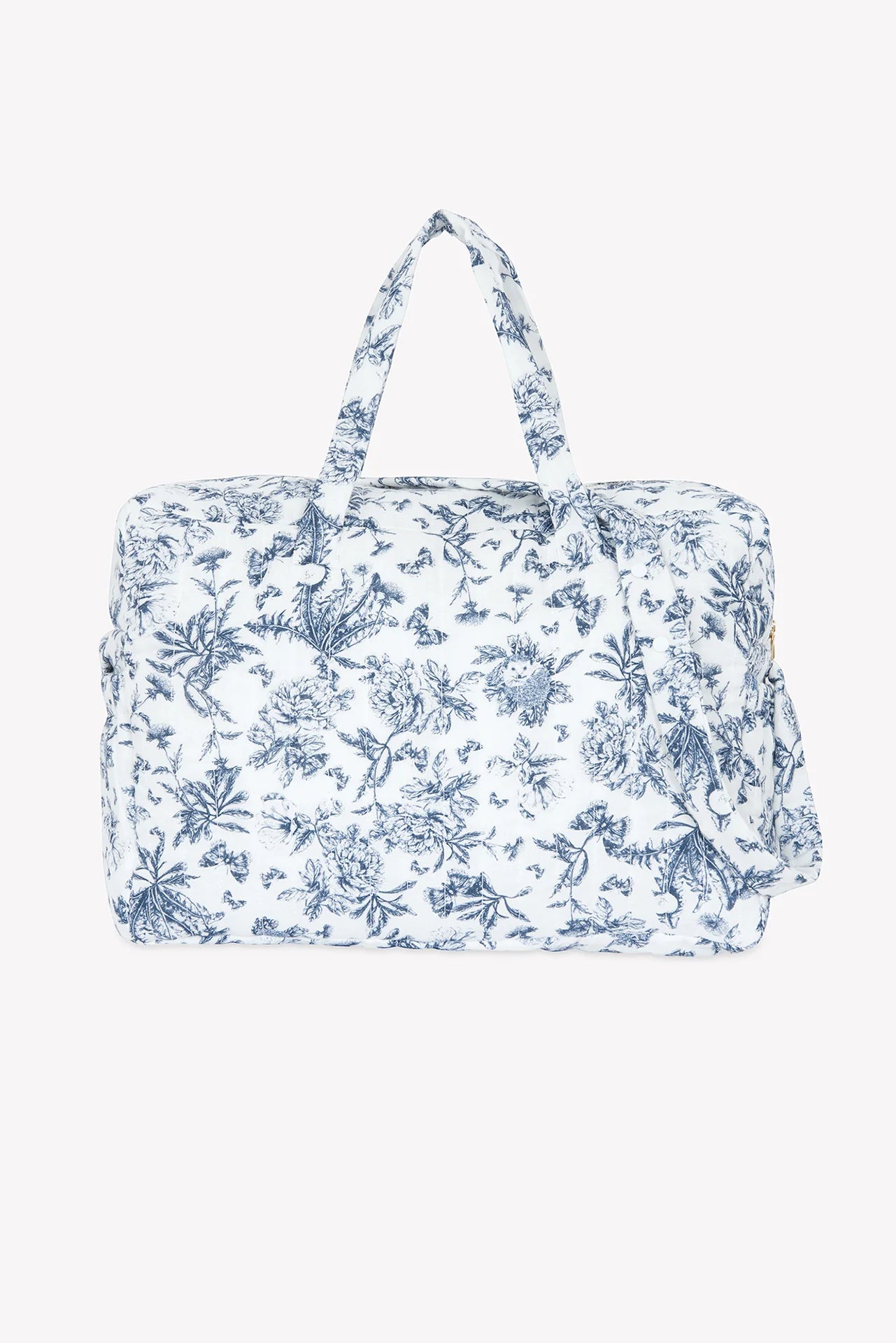 Baby Nappy Bag Toile de Jouy Blue