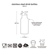 Stainless Steel Drink Bottle (350Ml) - Robots