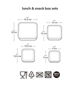 Lunch & Snack Box Set - Princesses