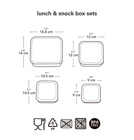 Lunch & Snack Box Set - Jungle