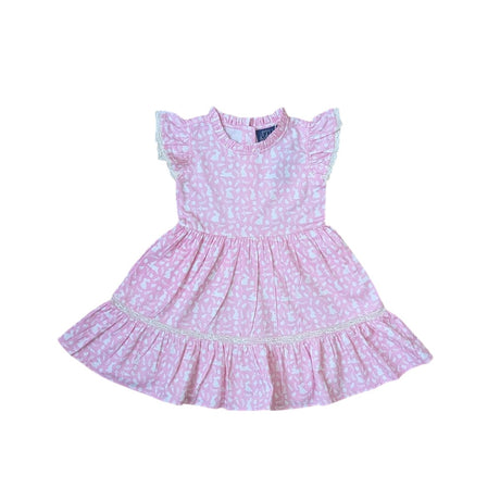 Ruffle Dress - Spring Medley Pink