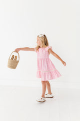 Ruffle Dress - Spring Medley Pink