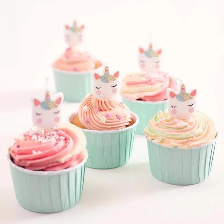 We Heart Unicorns Cake Candles