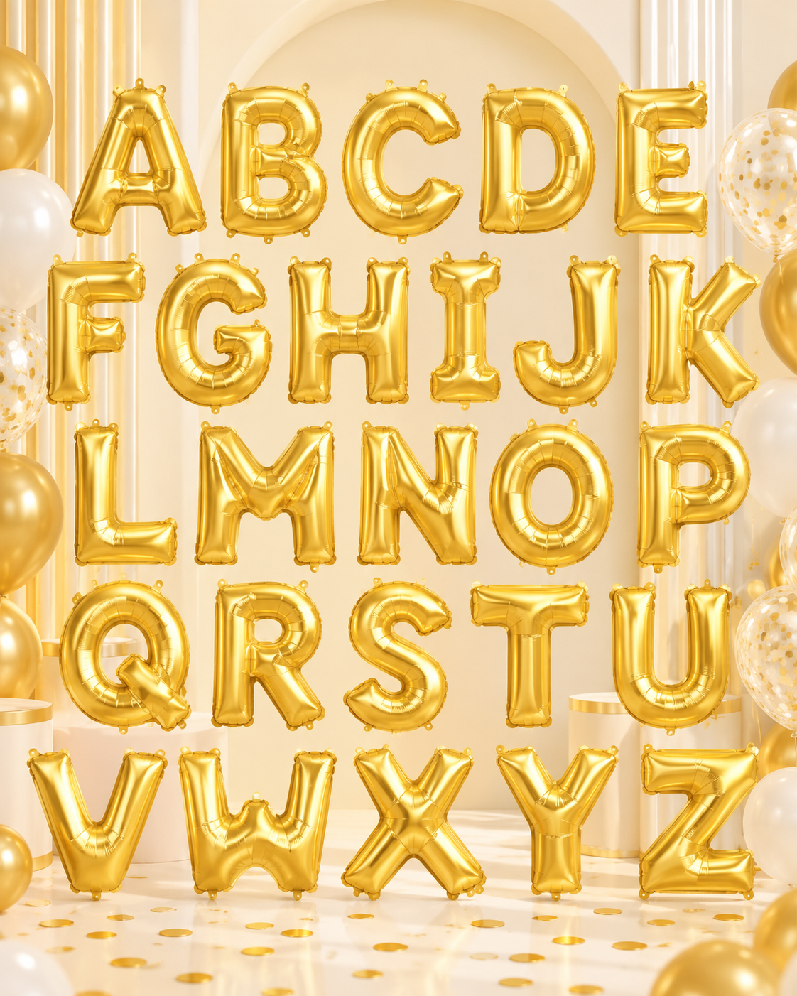 Gold Letter Foil Balloon 100cm