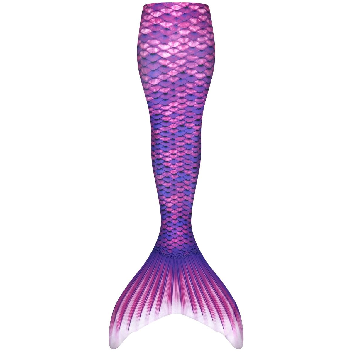 Asian Magenta Mermaid Tail With Monofin - Does Not Include Swimsuit