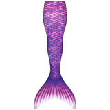 Asian Magenta Mermaid Tail With Monofin - Does Not Include Swimsuit