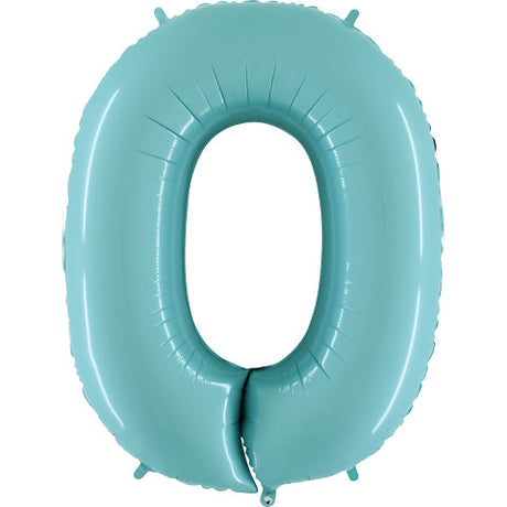 Baby Blue Number Balloon 40"