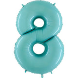 Baby Blue Number Balloon 40"