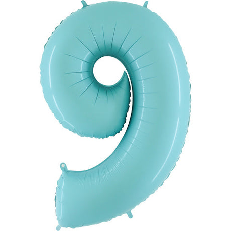 Baby Blue Number Balloon 40"