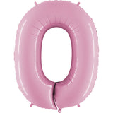 Baby Pink Number Balloon 40"
