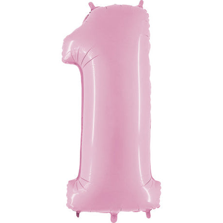 Baby Pink Number Balloon 40"