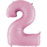 Baby Pink Number Balloon 40"
