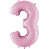 Baby Pink Number Balloon 40"