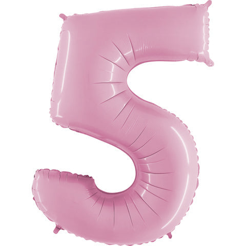 Baby Pink Number Balloon 40"