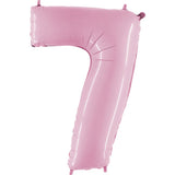 Baby Pink Number Balloon 40"