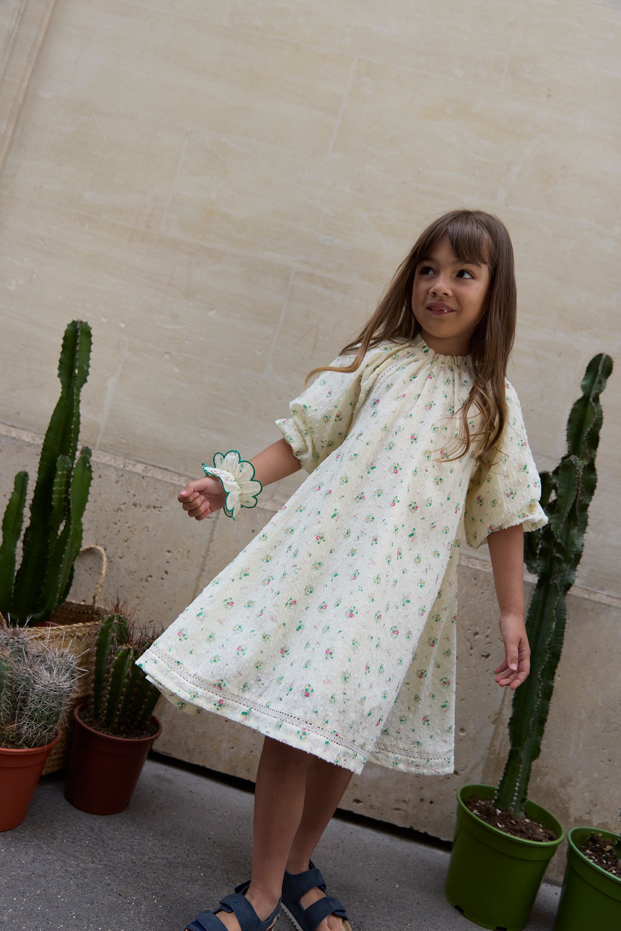 Dress - Nectare Bouquet Coconut