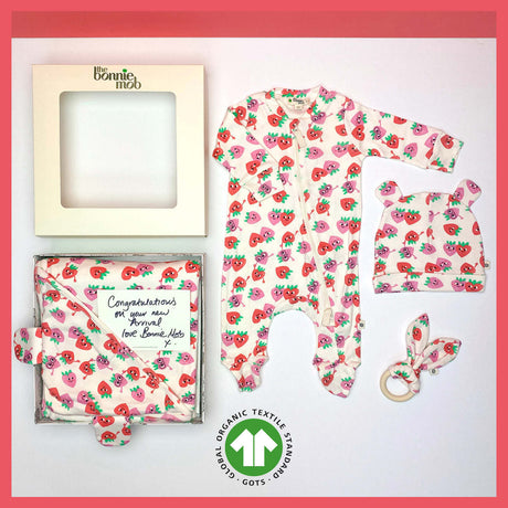 Berrylicious - Sleepsuit, Hat, Blanket & Teether Gift Set