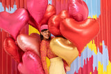 Red Heart Foil Balloon 24"