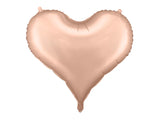 Rose Gold Heart Foil Balloon 24"