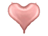 Light Pink Heart Foil Balloon 24"