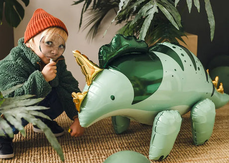 Air Fill Foil balloon Triceratops 36"