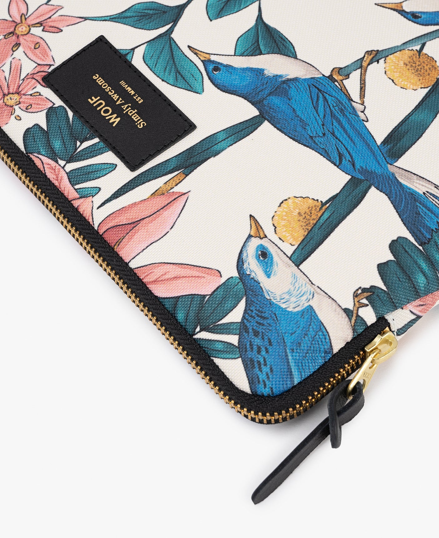 Birdies Print Ipad Sleeve