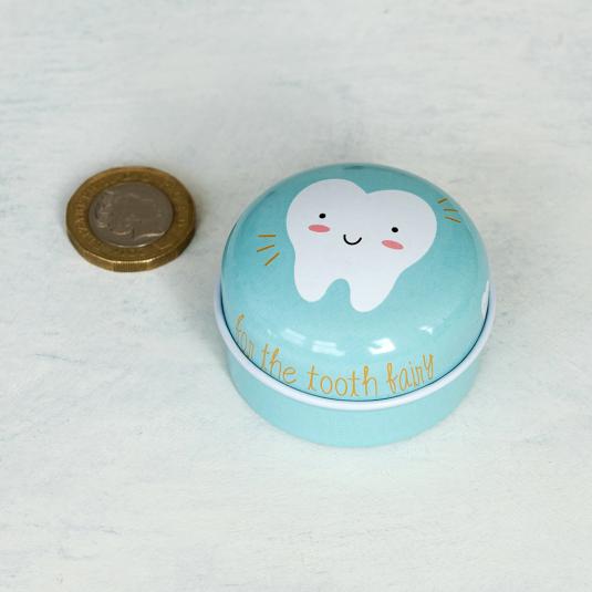 Tooth Fairy Tin Box Blue