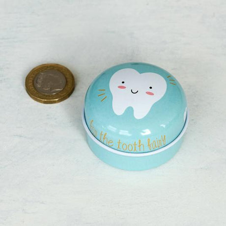 Tooth Fairy Tin Box Blue