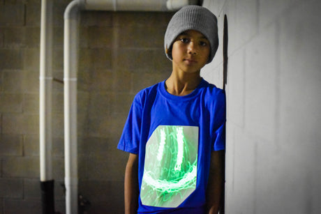 Glow In The Dark Tshirt - Blue/Green