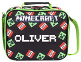 Minecraft Personalized Lunch Bag - TNT Creeper