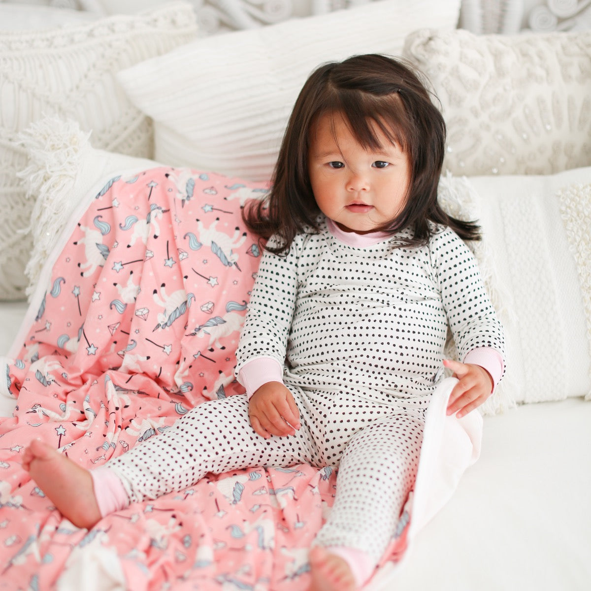 Polka Dots Bamboo PJ Set