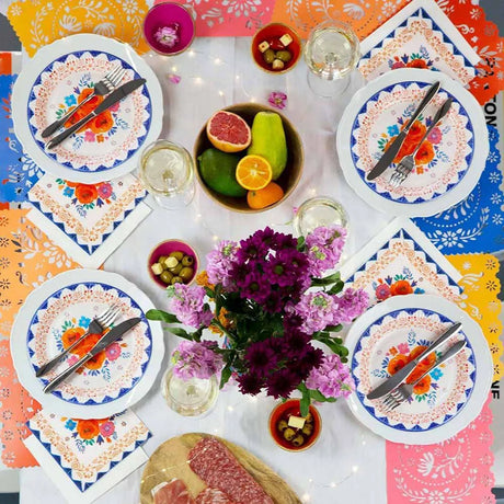 Floral Boho Party Plates