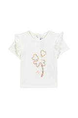 T-Shirt - Clover Cotton Print Fabric Liberty
