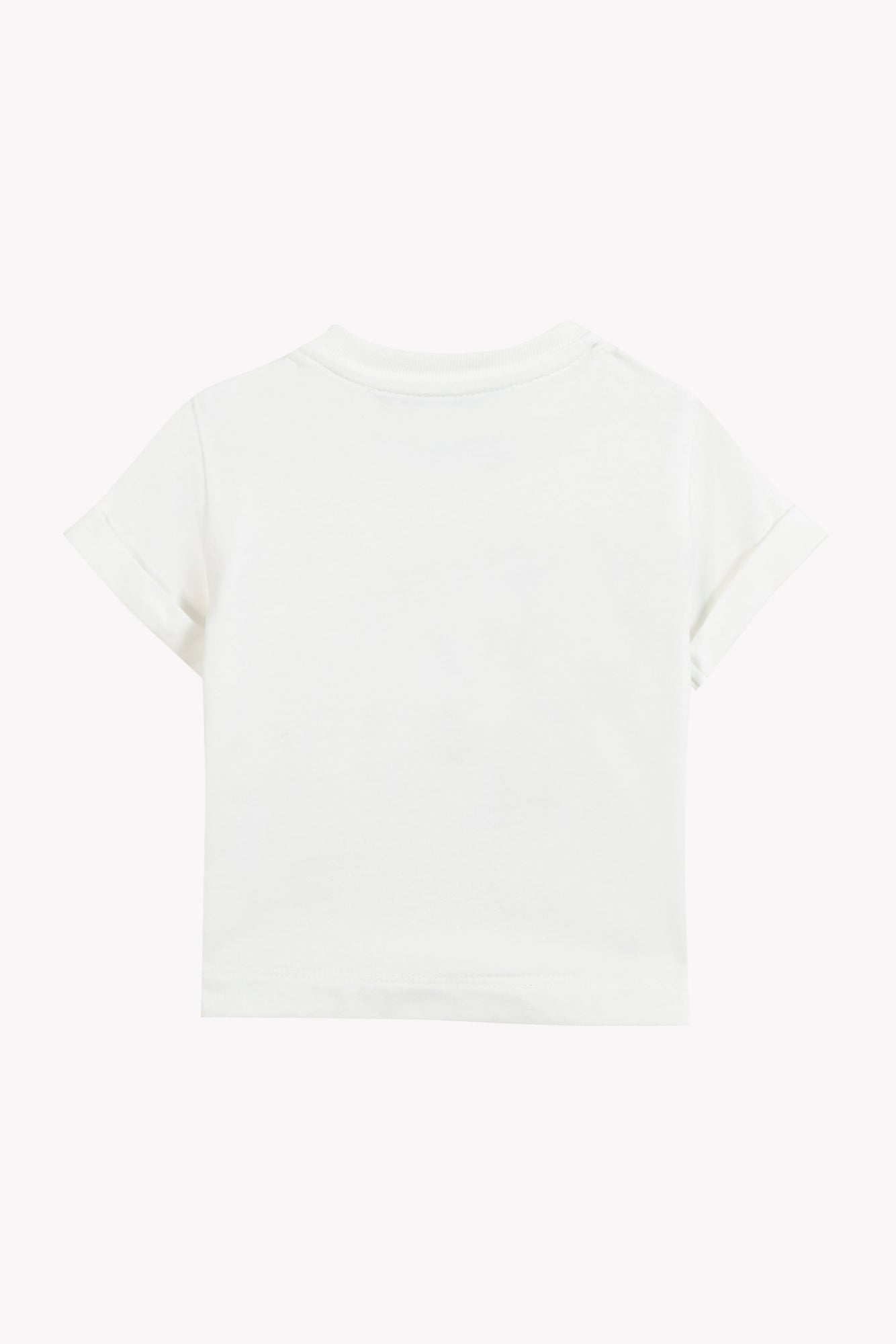 T-Shirt - Ecru Cotton Illustration Dinosaurs