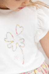 T-Shirt - Flower Print Fabric Liberty