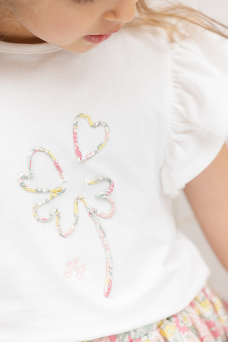 T-Shirt - Flower Print Fabric Liberty