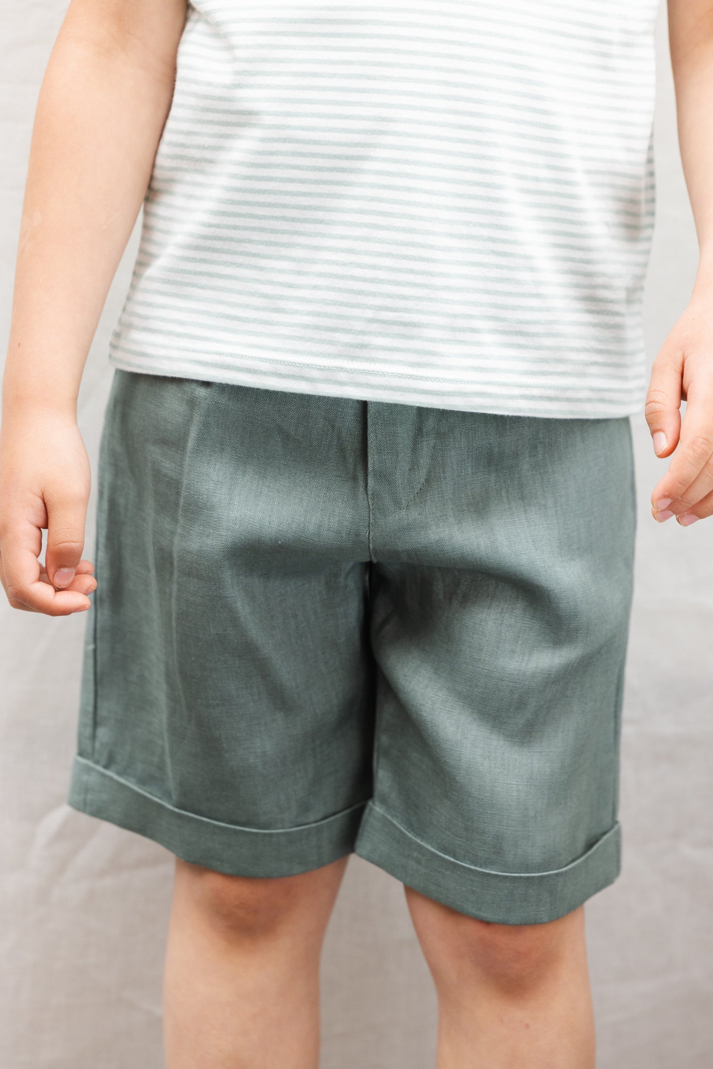 Shorts - Khaki Linen Ceremony